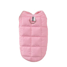 Windproof Padded Dog Coat for Warmth in Pink