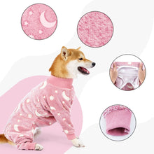 Winter Dog Clothing Flannel Dog Pyjamas, product photo 4 of 6