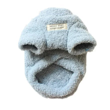 Winter Dog Sweater in Light Blue