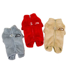 Winter Pet Jumpsuit Coat with Zipper, product photo 3 of 5