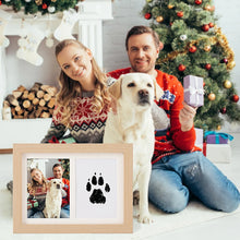 Wooden Pet Pawprint Photo Frame, product photo 3 of 9