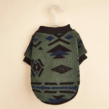 Woollen Sweater for Small Dogs Warm Pullover in Army Green
