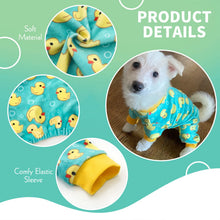 Yellow Duck Print Dogs Pyjamas for Dogs, product photo 4 of 6