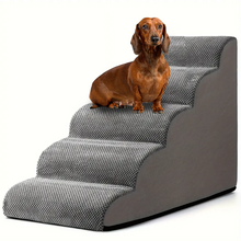 5-Step Dog Stairs for High Beds