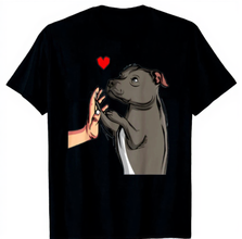 Love Dog Mom Graphic Men Casual T-shirts